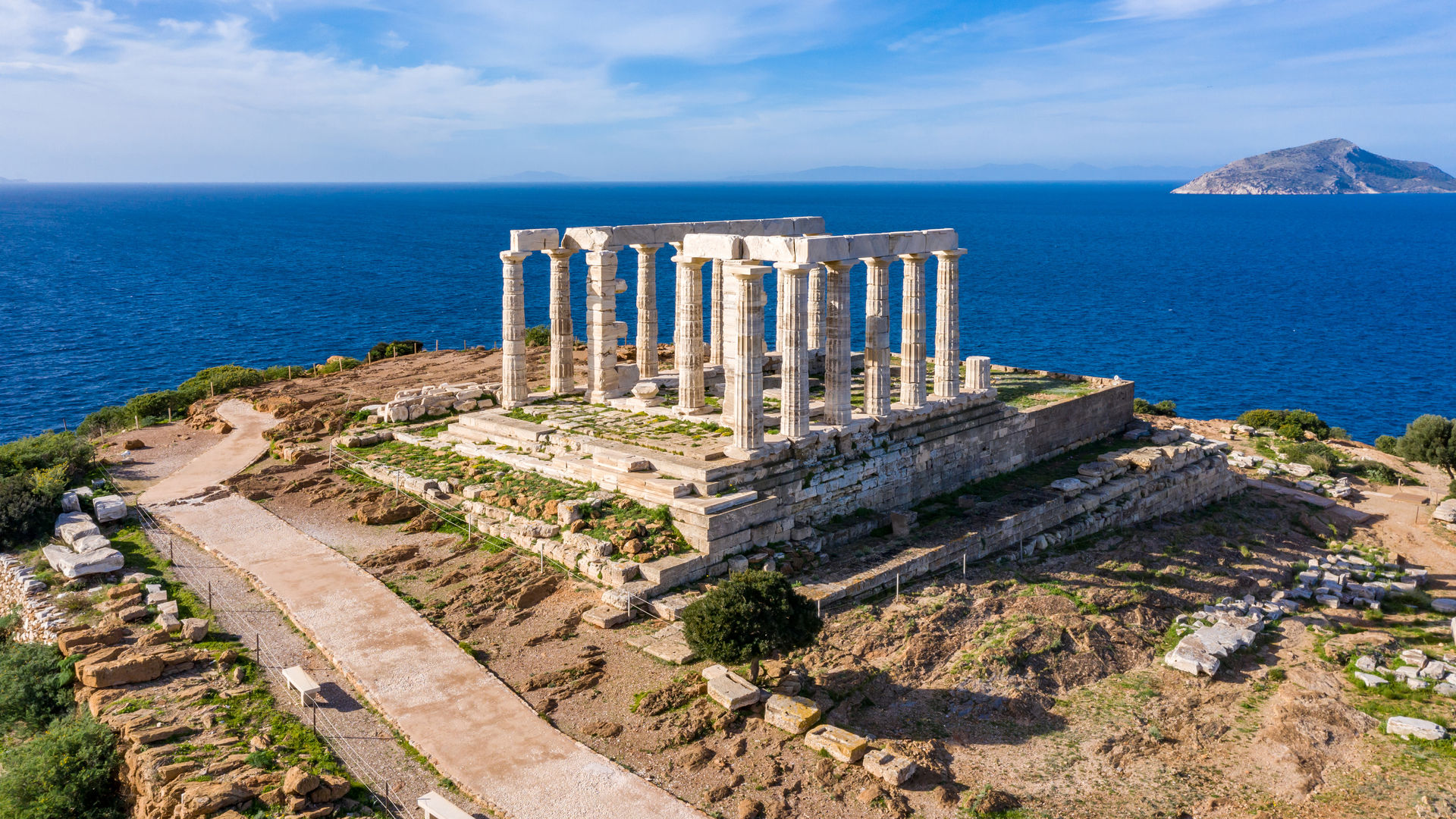 Cabo de Sounio, Templo de Poseidon, Atenas