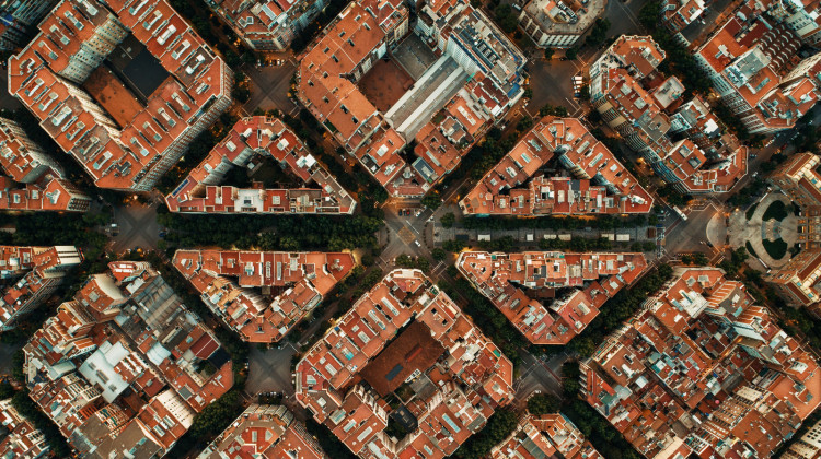 Vista Aérea de Barcelona