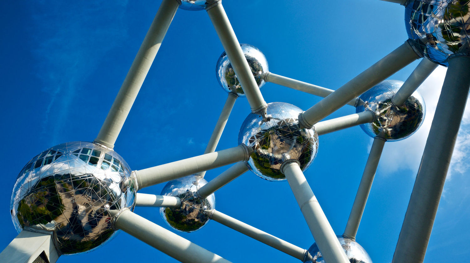 Atomium em Bruxelas, Bélgica