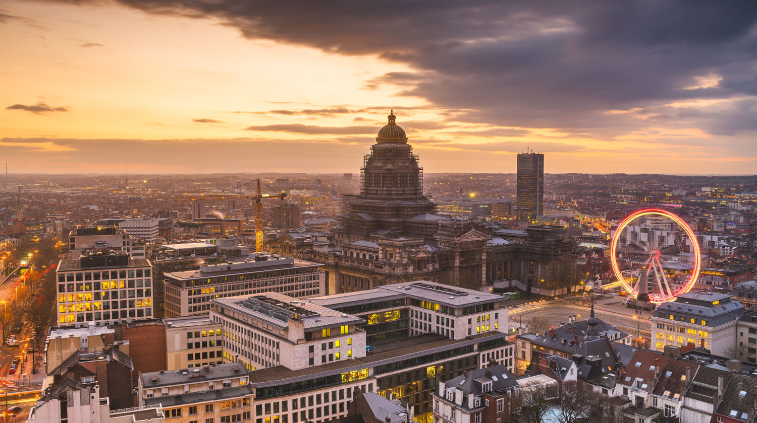 Vista Aérea de Bruxelas