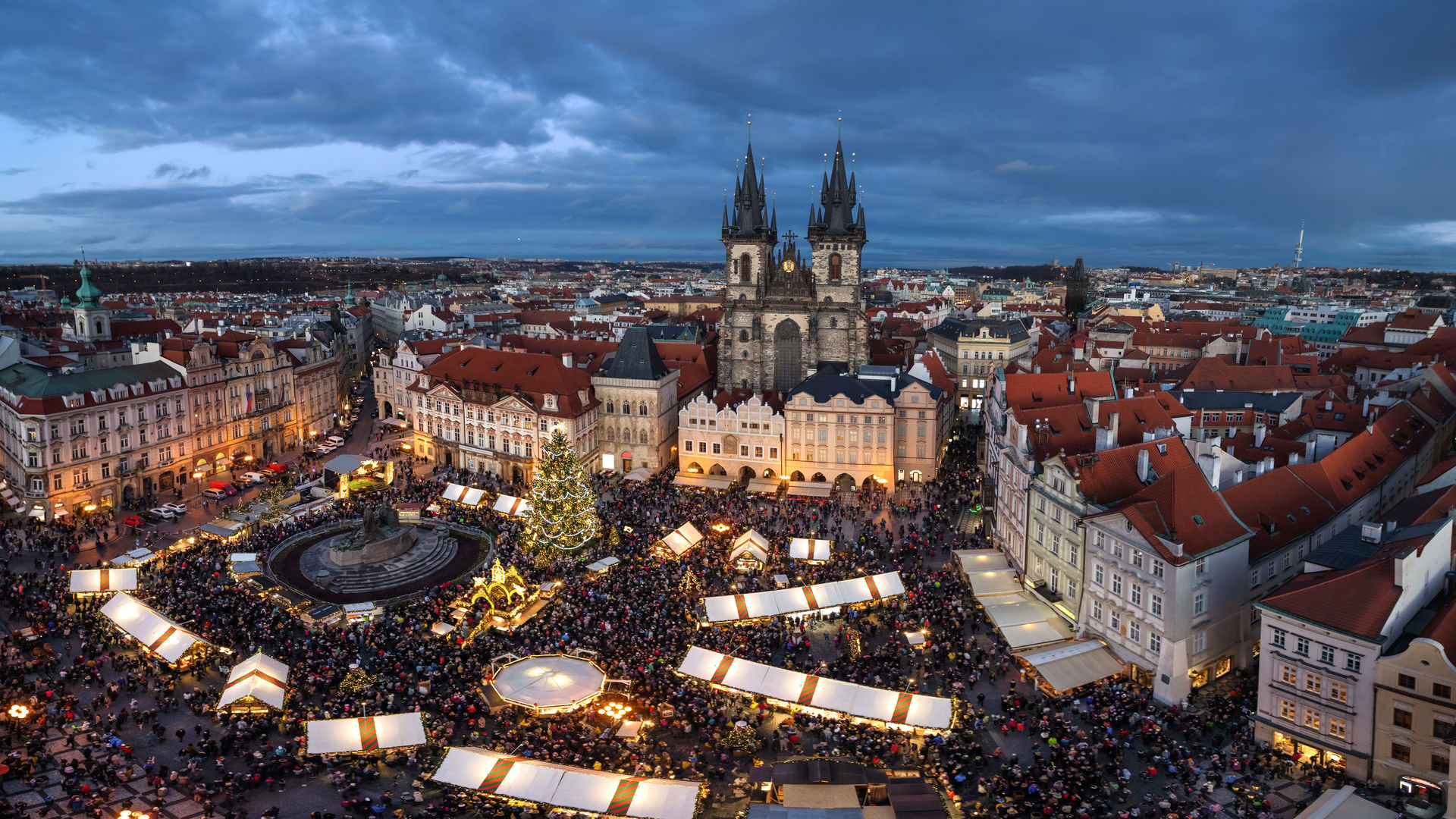Mercado de Natal na Cidade Velha, Praga