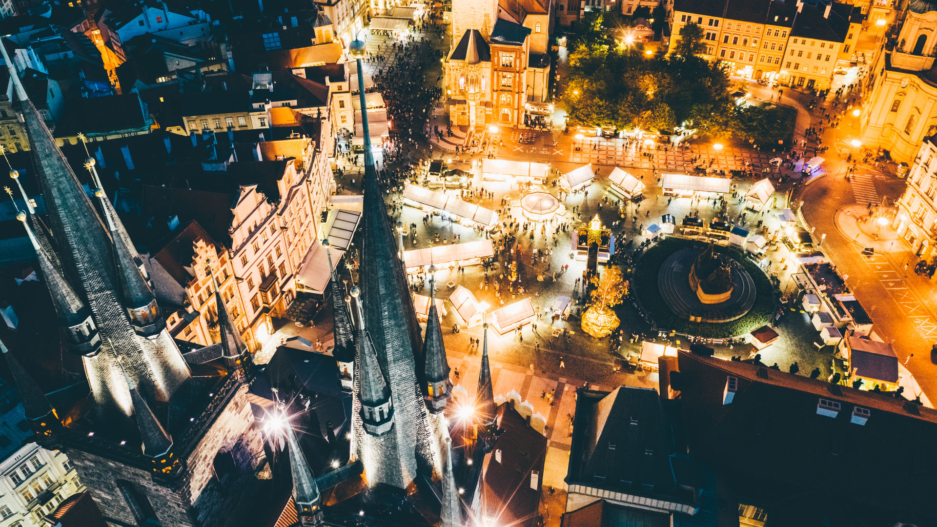 Mercado de Natal na Cidade Velha, Praga