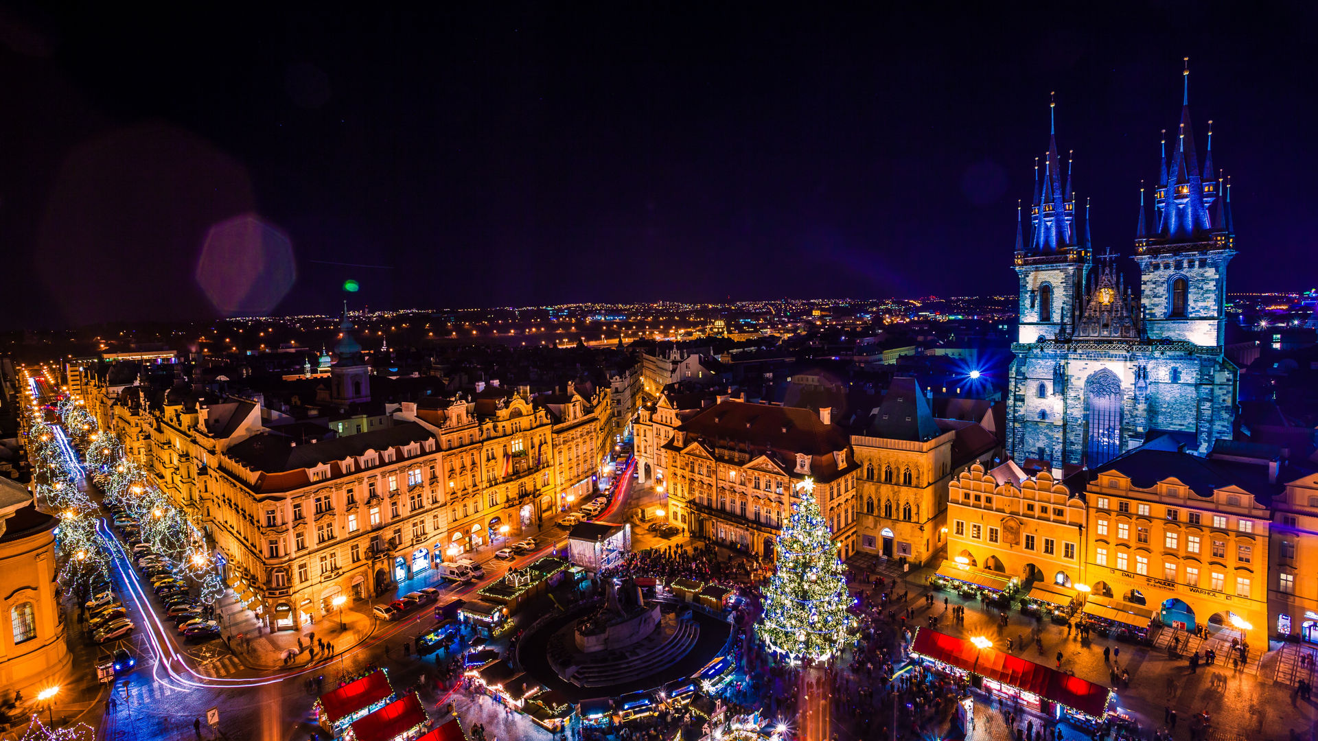 Mercado de Natal na Cidade Velha, Praga