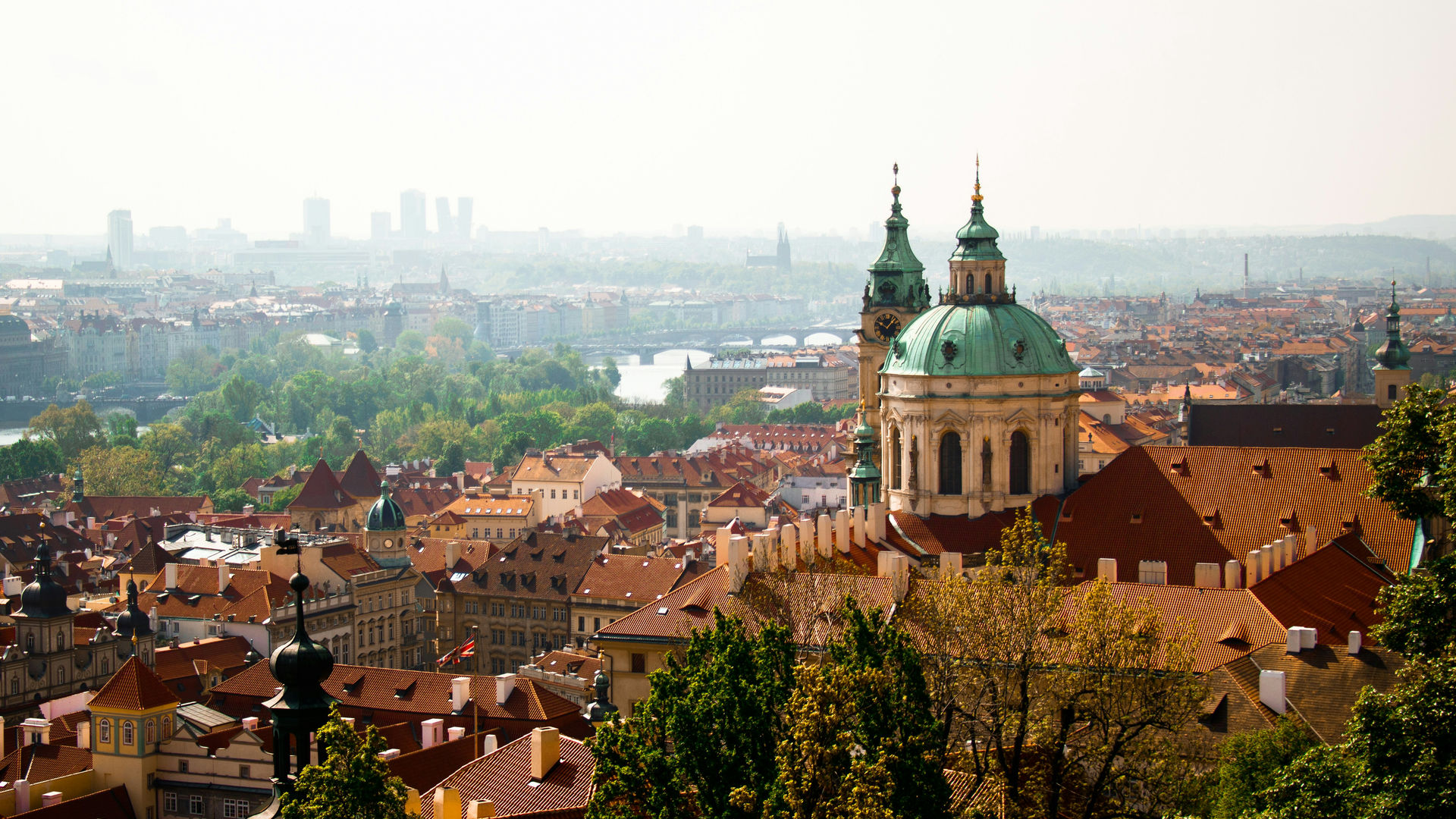 Vista panorâmica da cidade, Praga