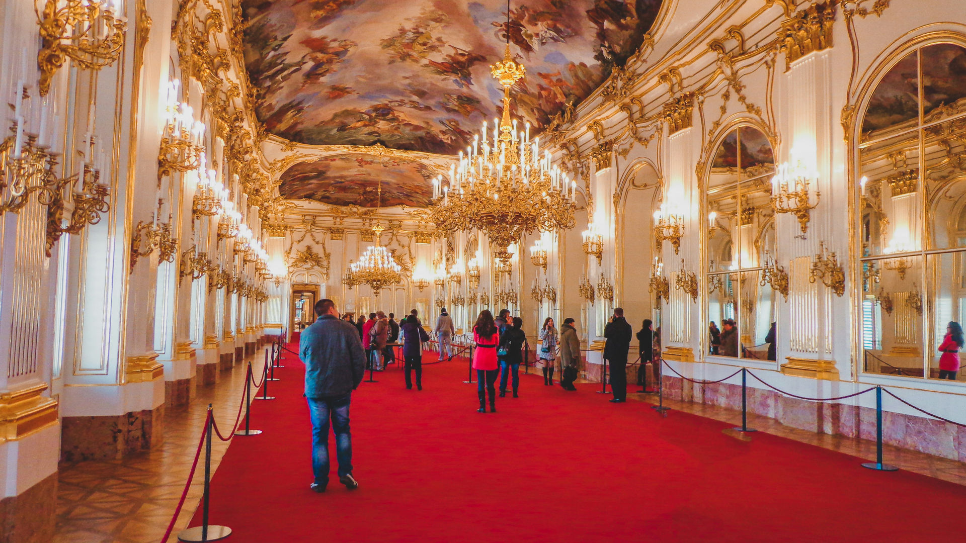 Interior do Palácio de Schönbrunn, Viena