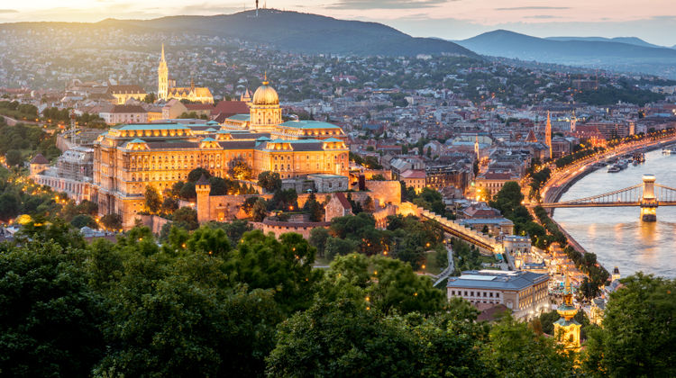 Anoitecer em Budapeste