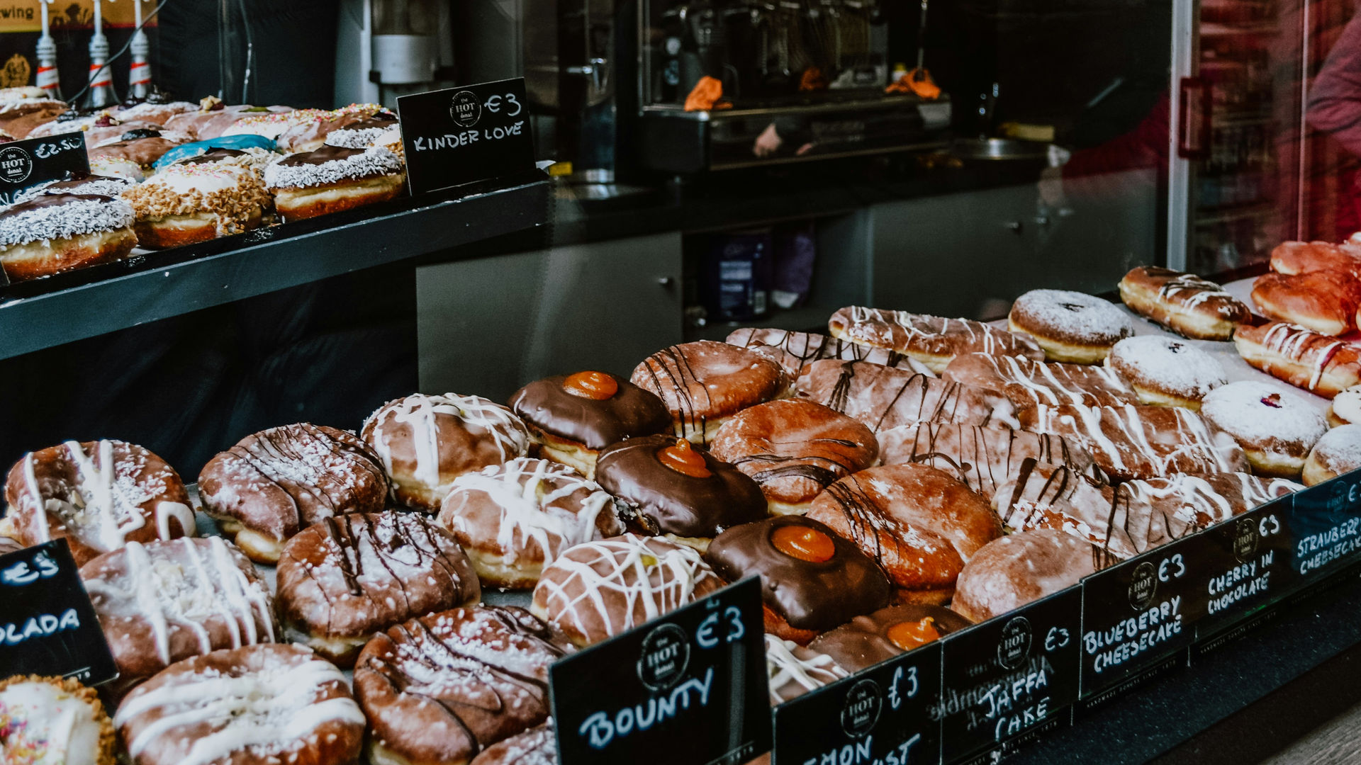 Montra com doces tradicionais irlandeses
