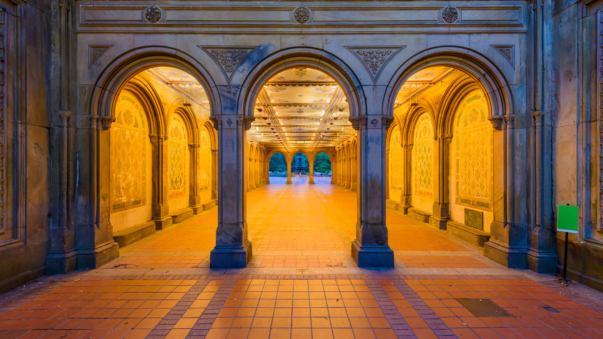 Terraço e Fonte Bethesda