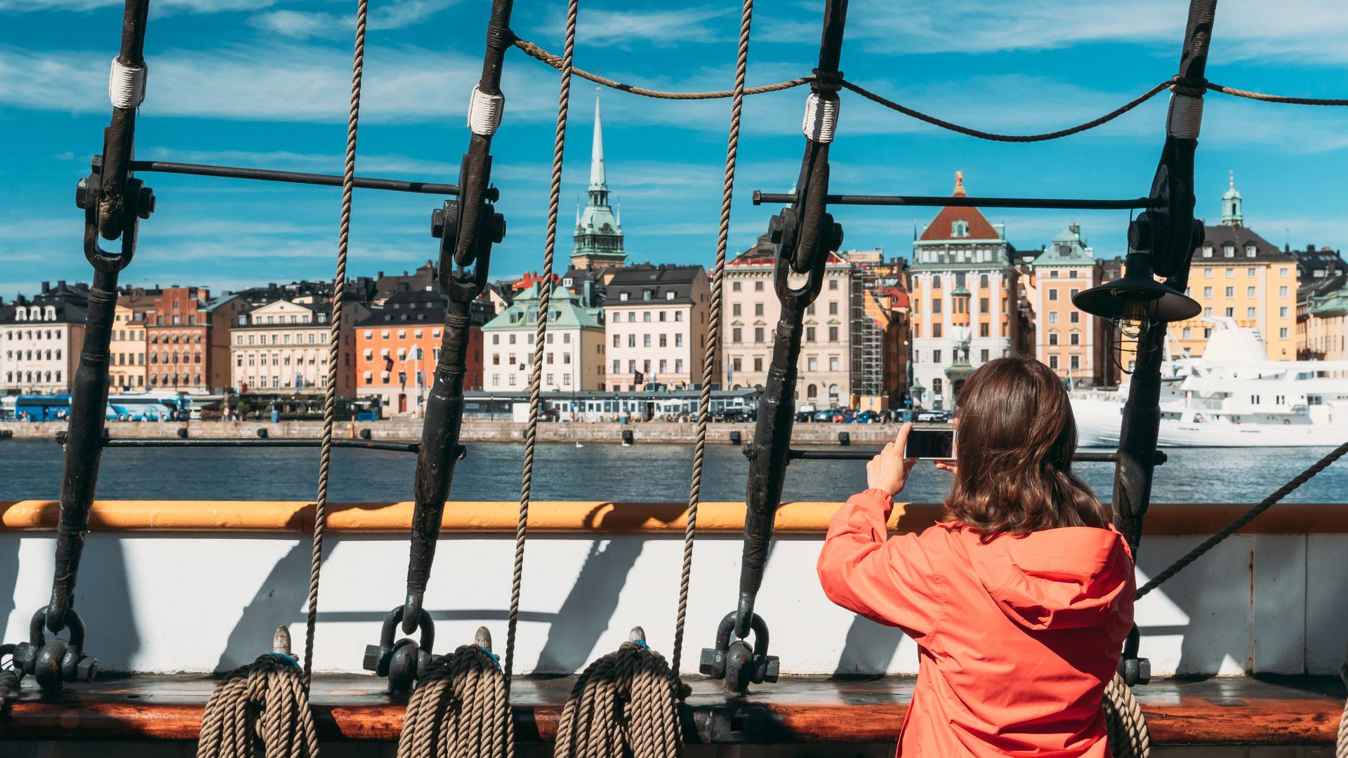 Vista para Gamla Stan (Cidade Velha)