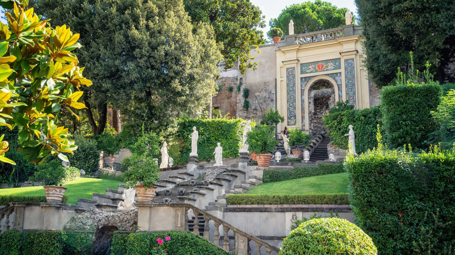Jardins em terraço do Palazzo Colonna, Roma