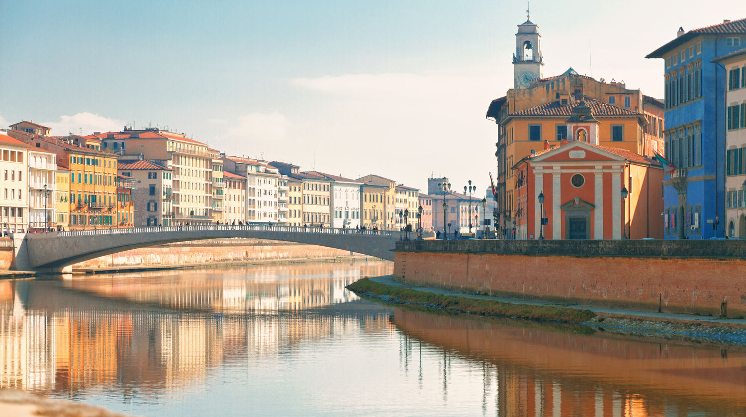 Vista do Rio Arno, Pisa