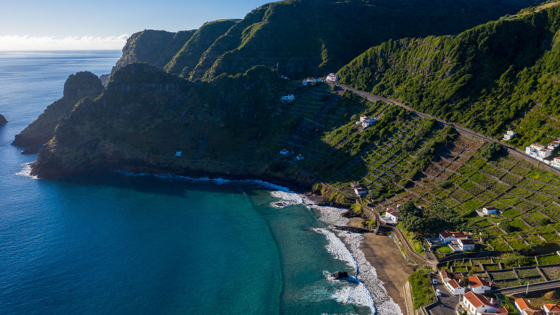 Baía e Praia de São Lourenço, Ilha de Santa Maria