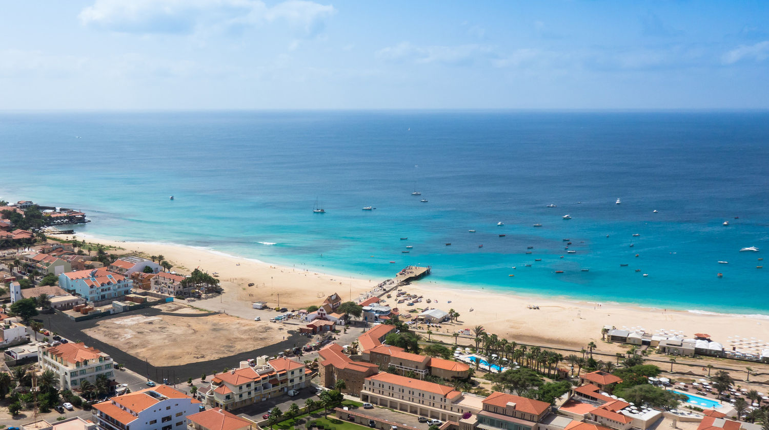Praia de Santa Maria vista aérea ©Samuel Borges Photography
