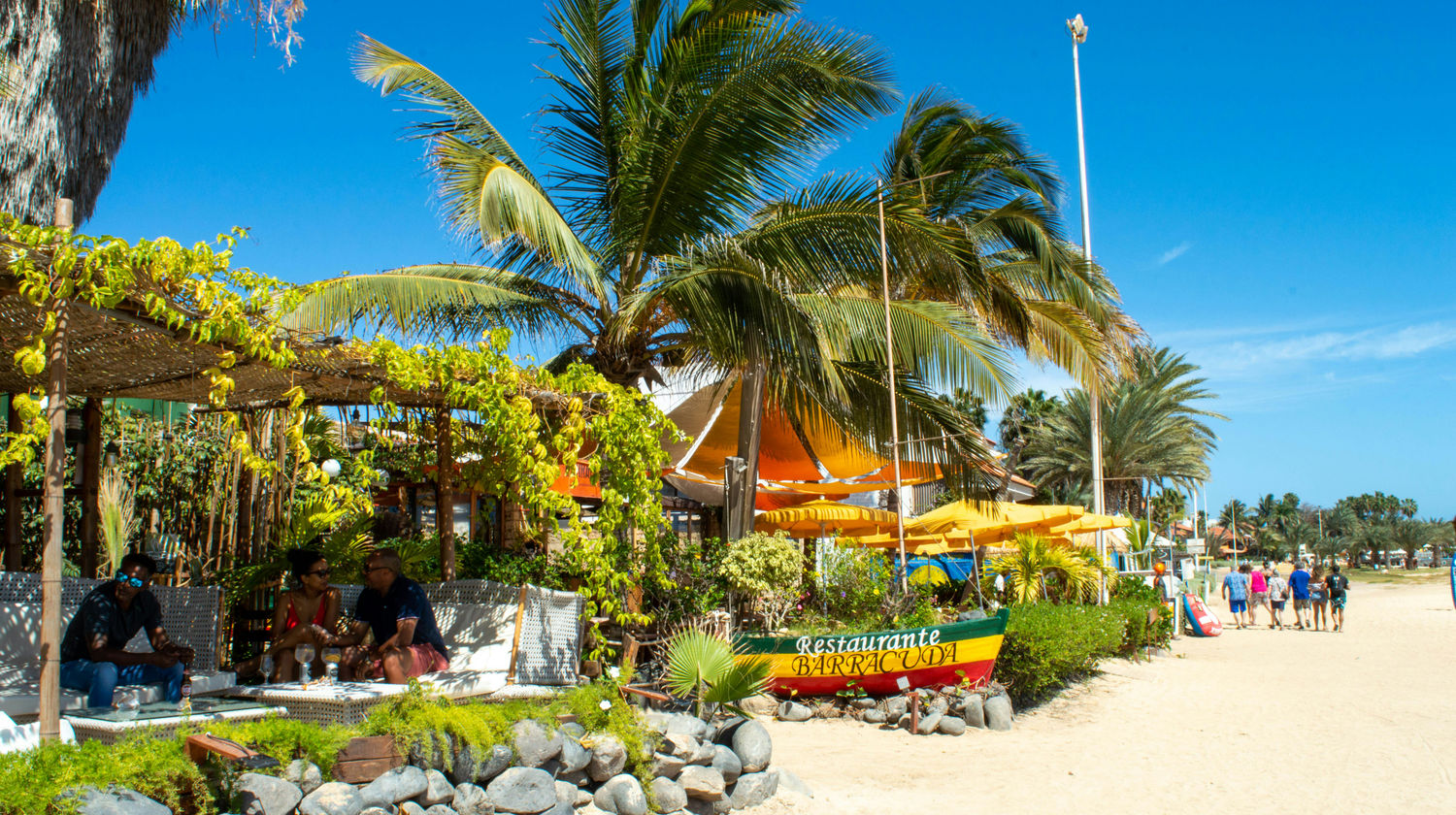 Praia de Santa Maria na Ilha do Sal