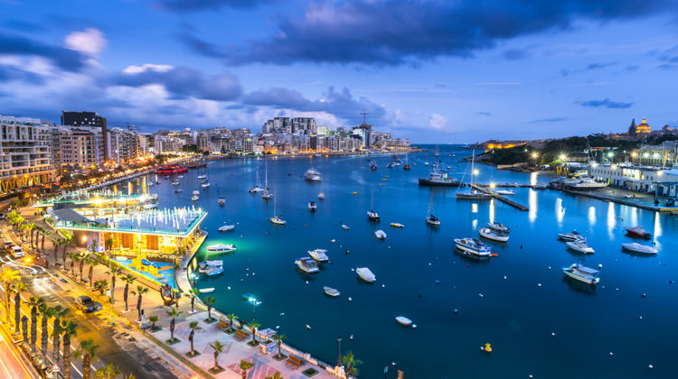Baía de Sliema, Malta