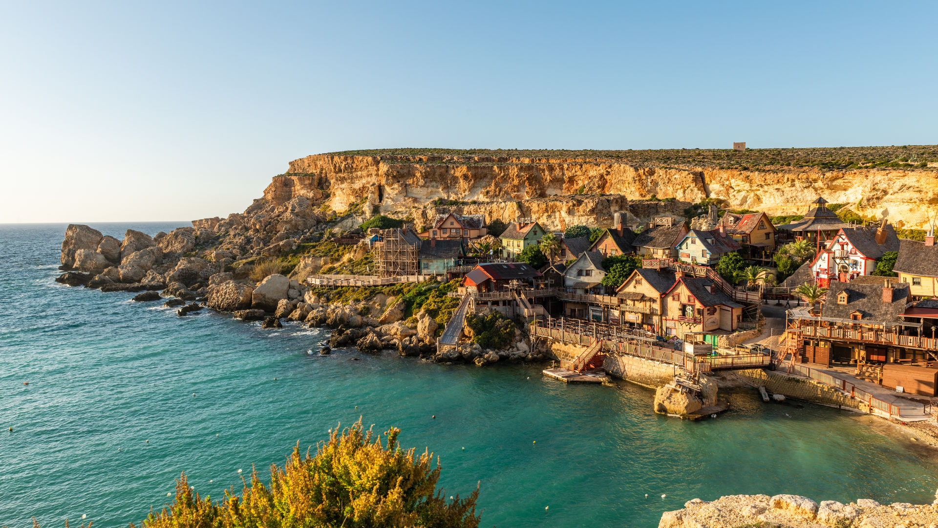 Vila de Popeye, Anchor Bay