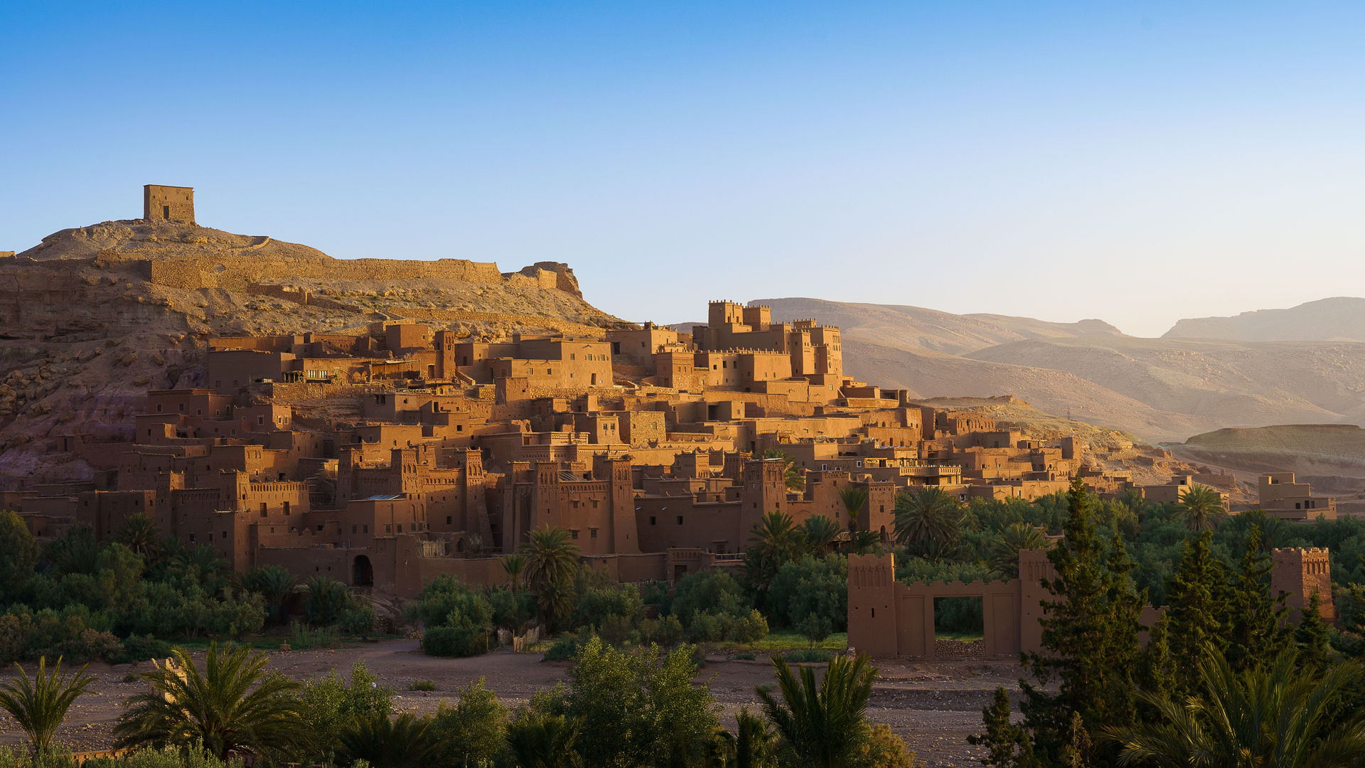 Vista panorâmica de Ait Benhaddou