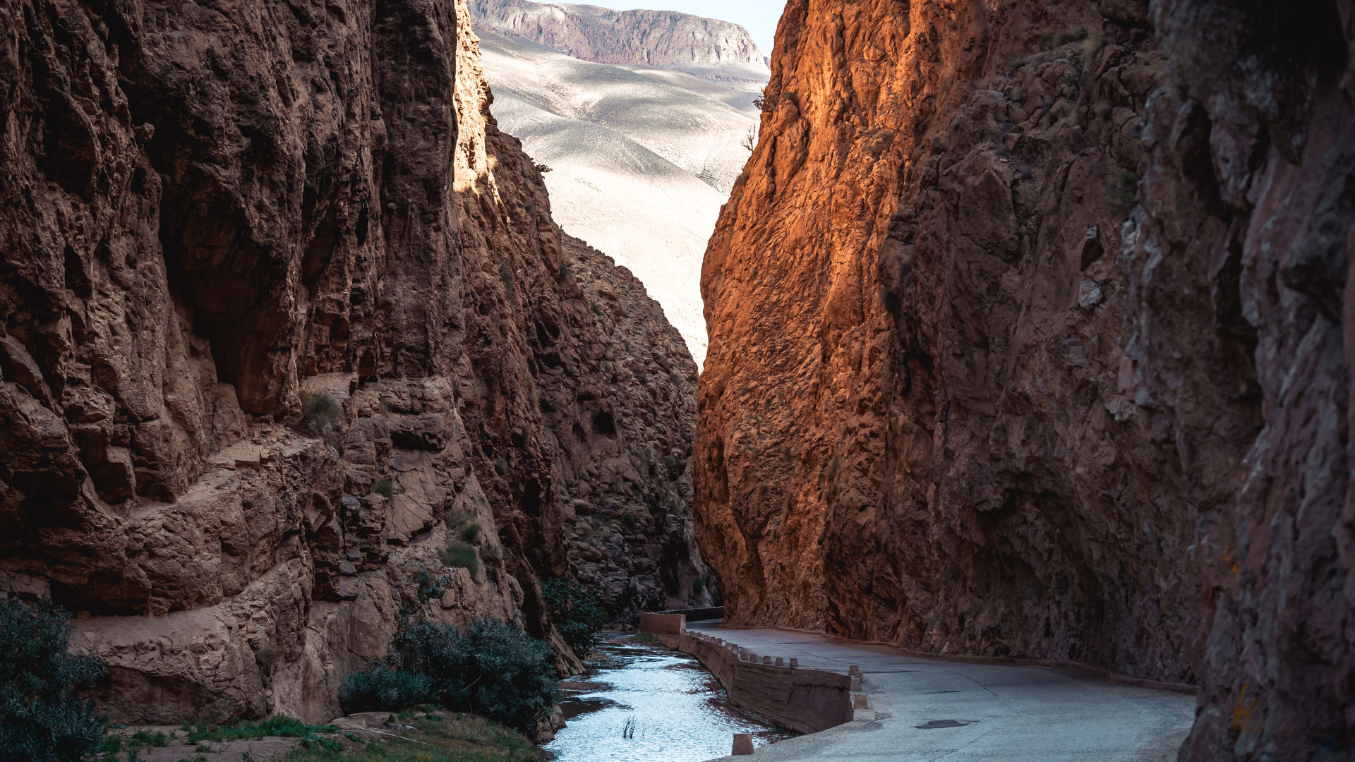 Desfiladeiro de Todra em Atlas, Marraquexe