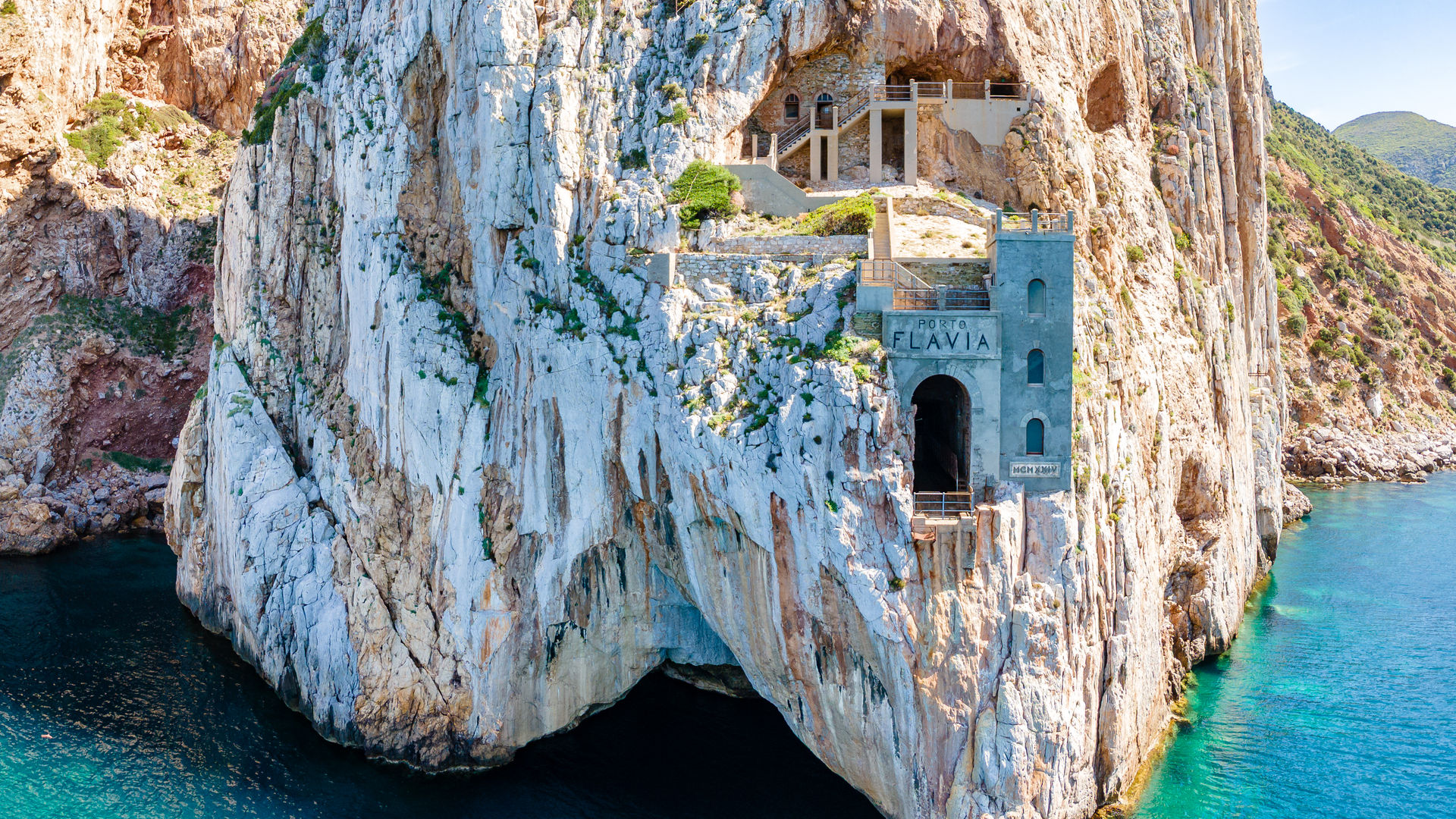 Porto Flavia, Sardenha