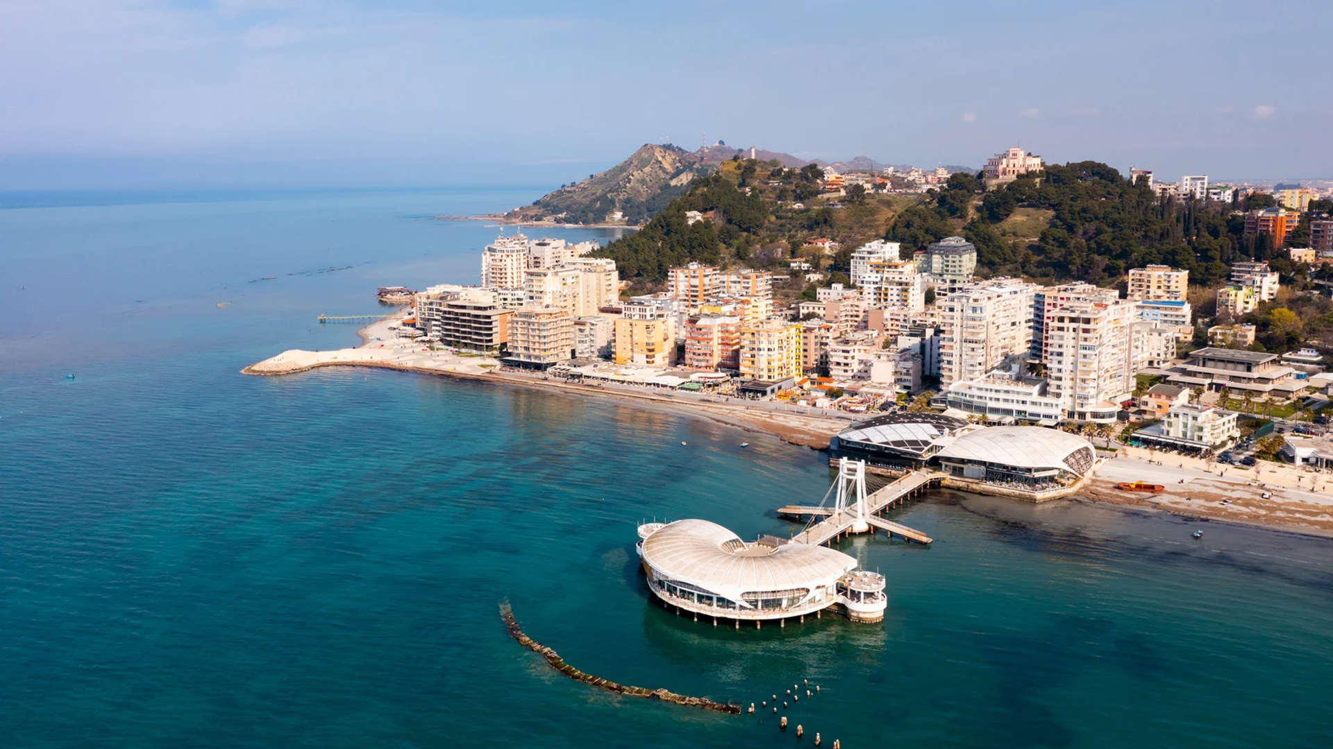 Passeio Marítimo da Cidade de Durrês