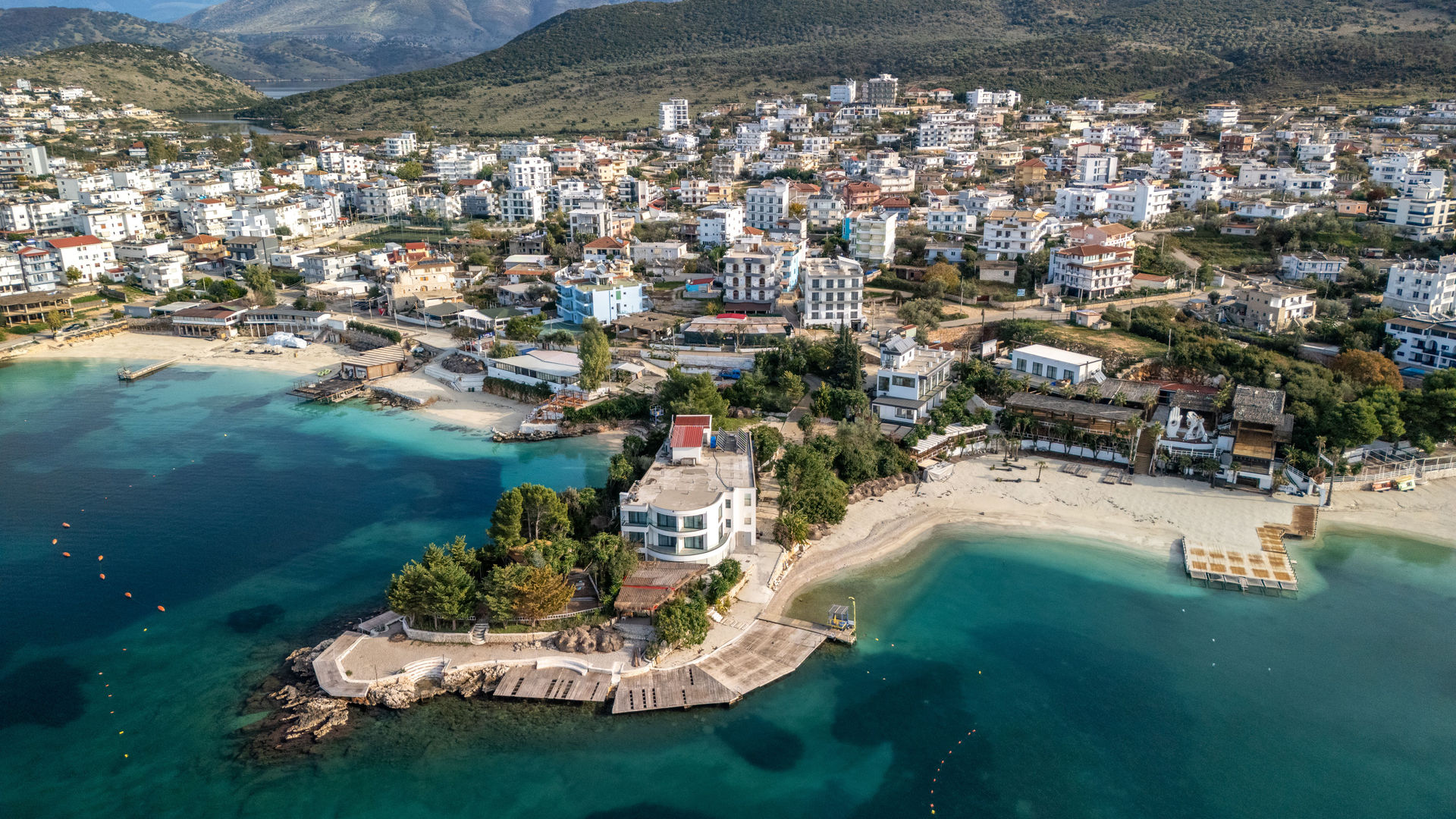 Baía principal de Ksamil