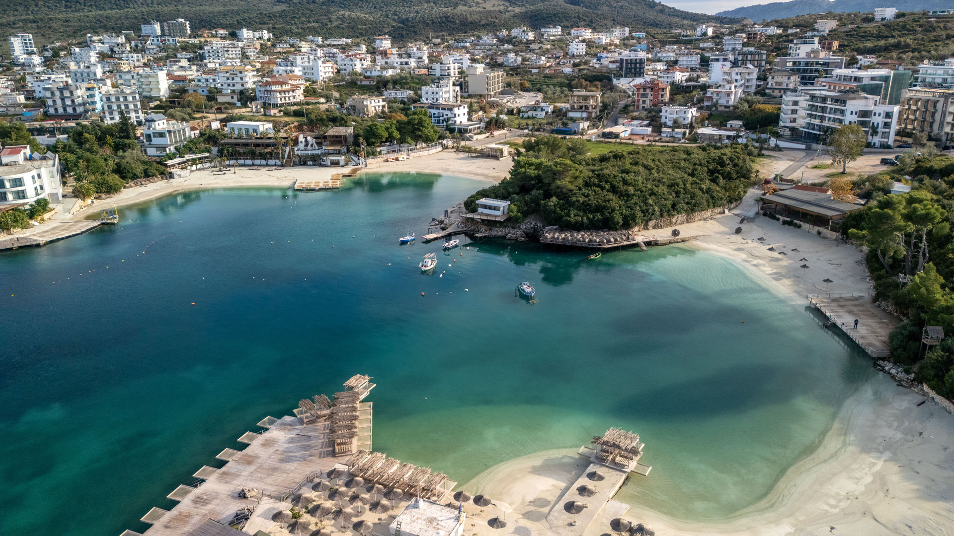 Baía principal de Ksamil