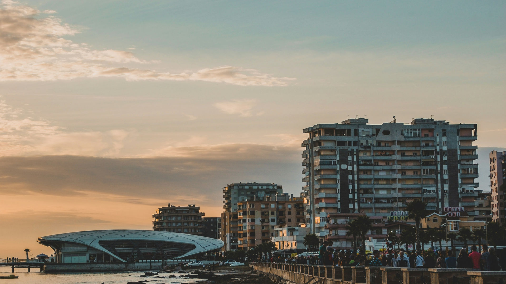 Passeio Marítimo da Cidade de Durrês