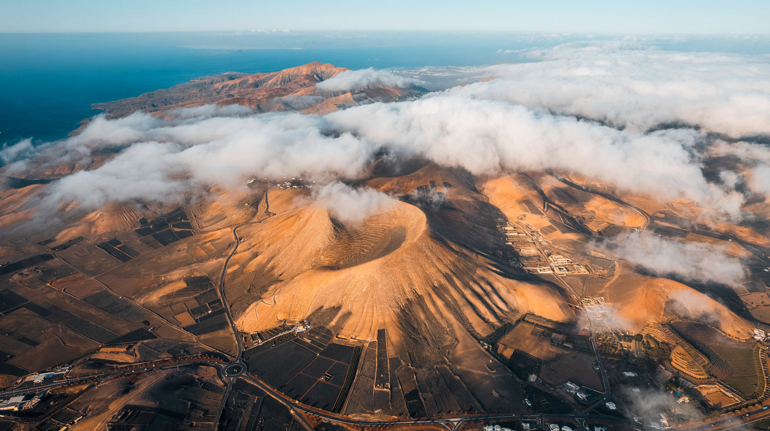 Vista Aérea de Lanzarote