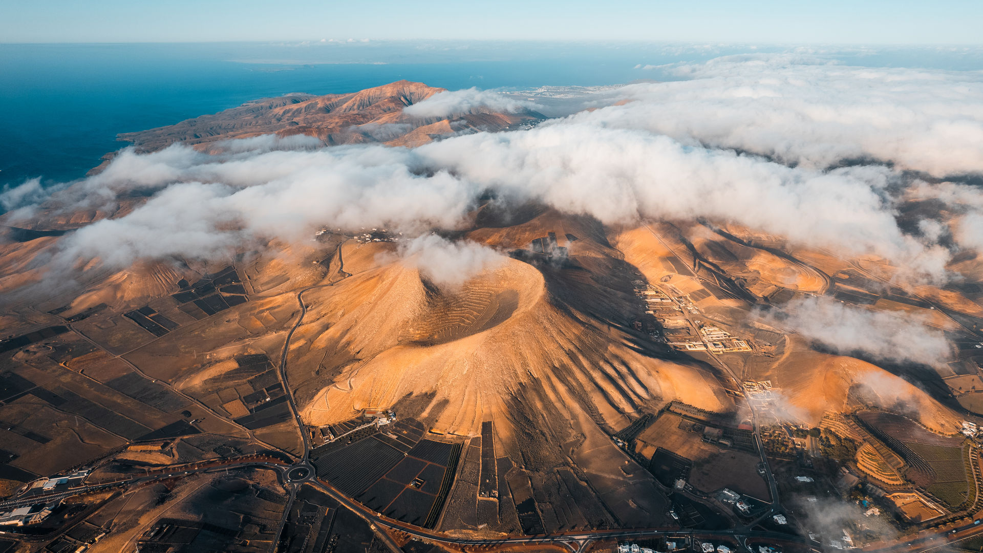 Vista Aérea de Lanzarote