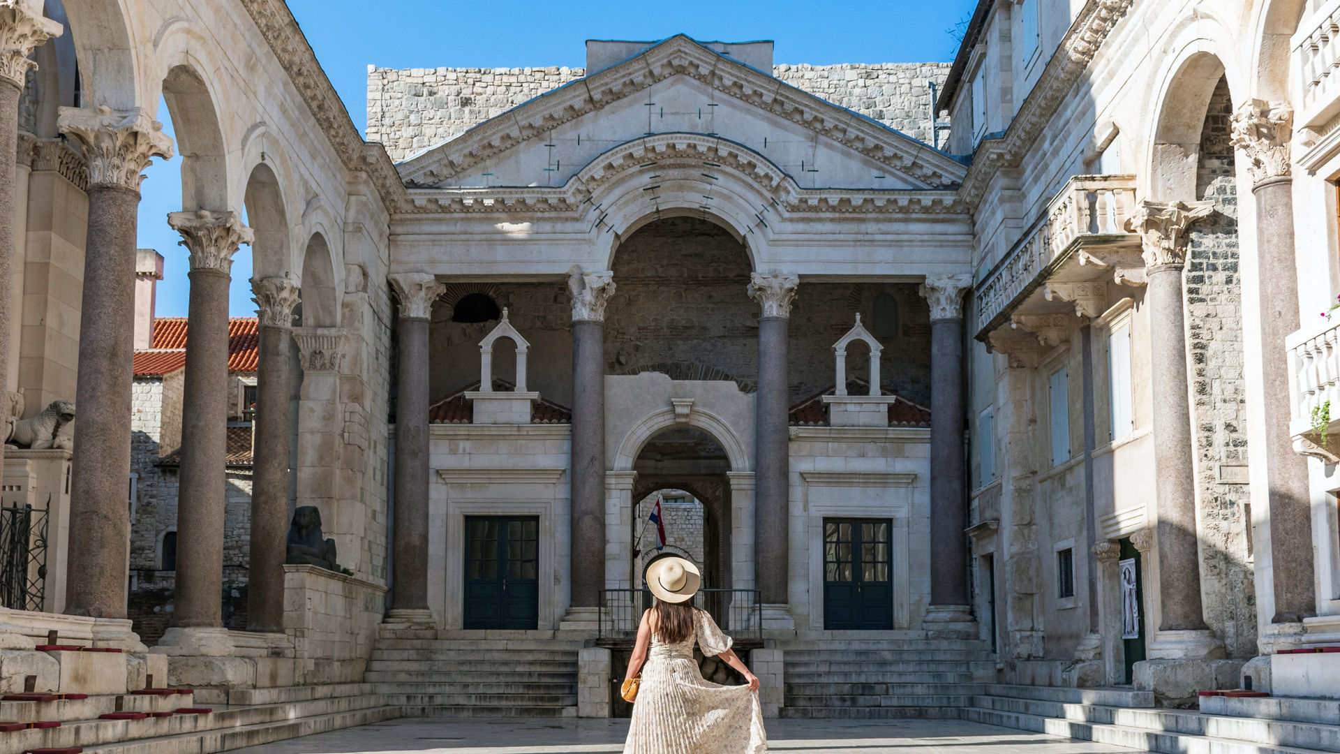Peristilo do Palácio de Diocleciano, Split