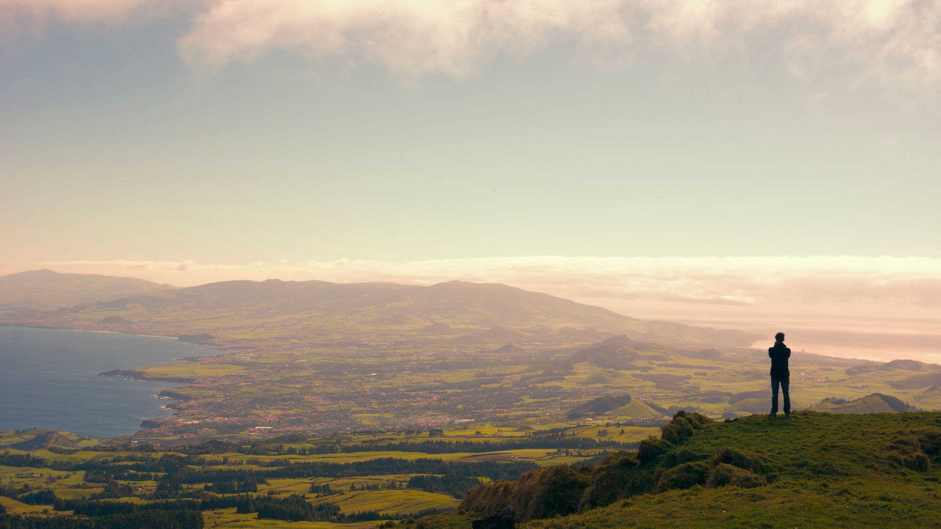 Vista panorâmica da ilha
