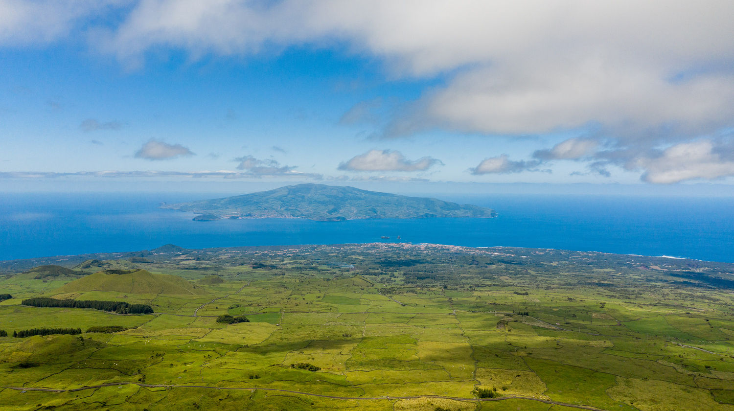 Vista para a Ilha do Faial, Ilha do Pico
