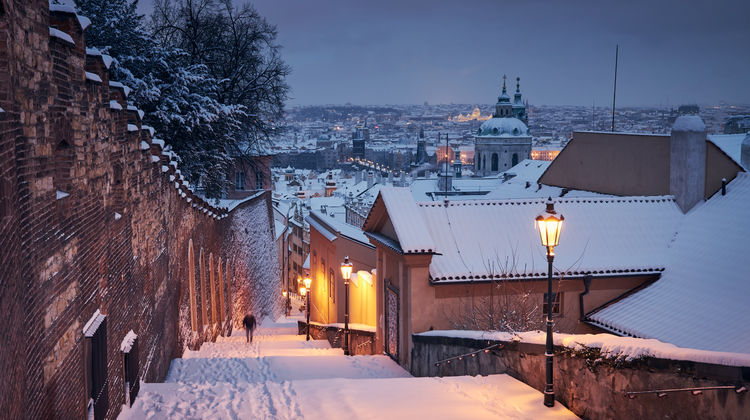 Praga no Inverno