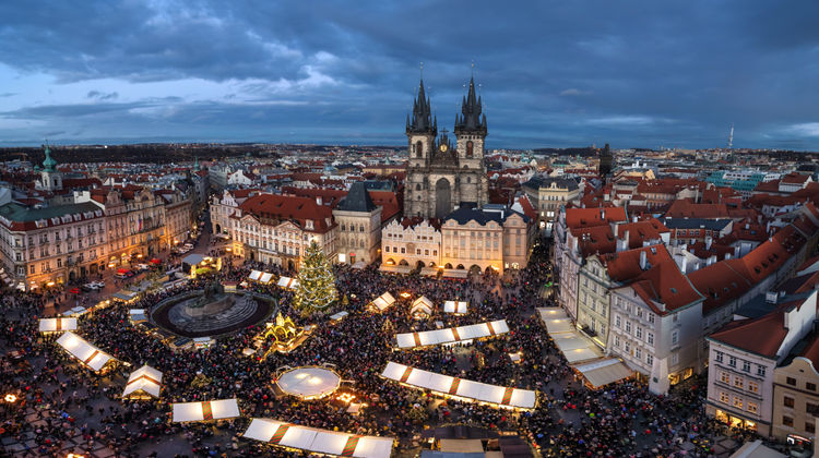 Mercado de Natal na Praça da Cidade Velha