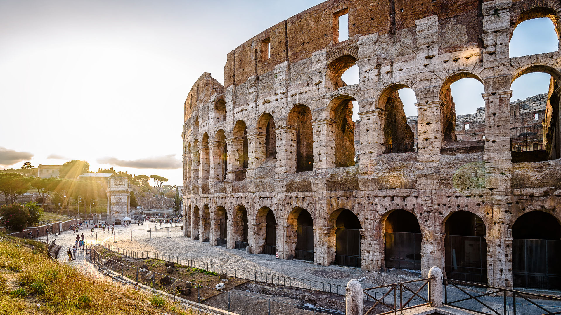 Coliseu em Roma, Itália