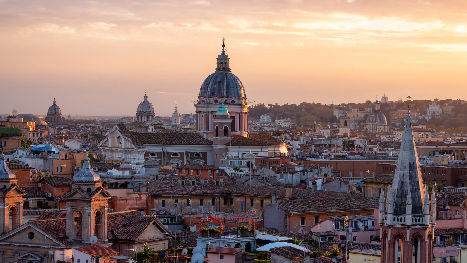 Paisagem urbana de Roma, Itália