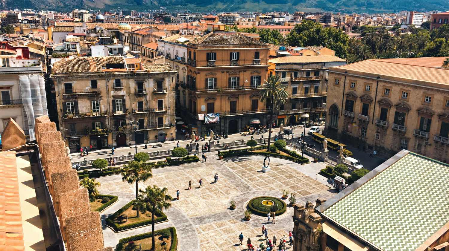 Vista panorâmica de Palermo