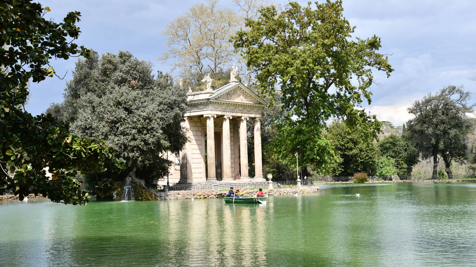 Templo de Esculápio, Villa Borghese, Roma, Itália