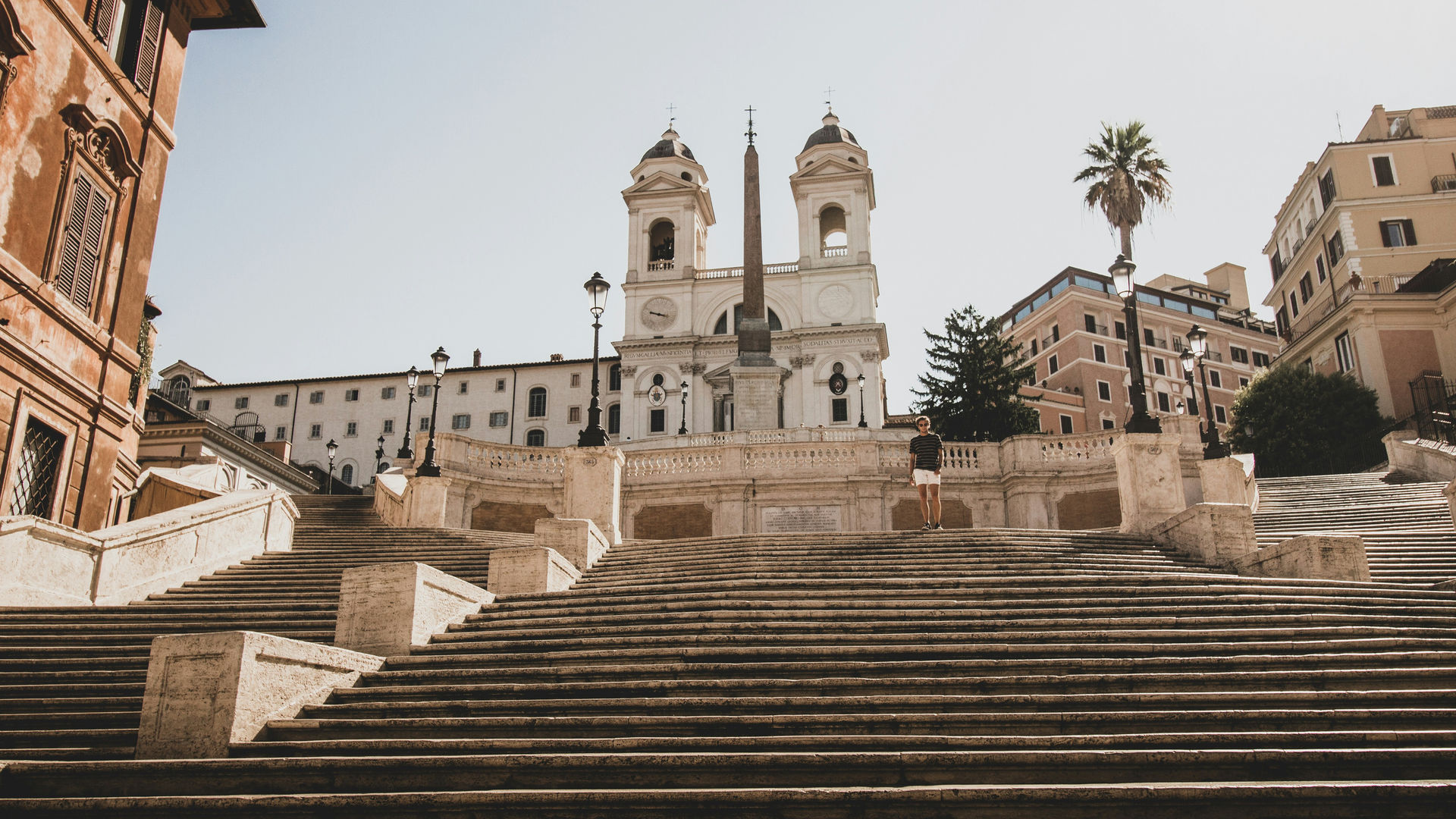 Escadaria da Praça de Espanha, Roma, Itália