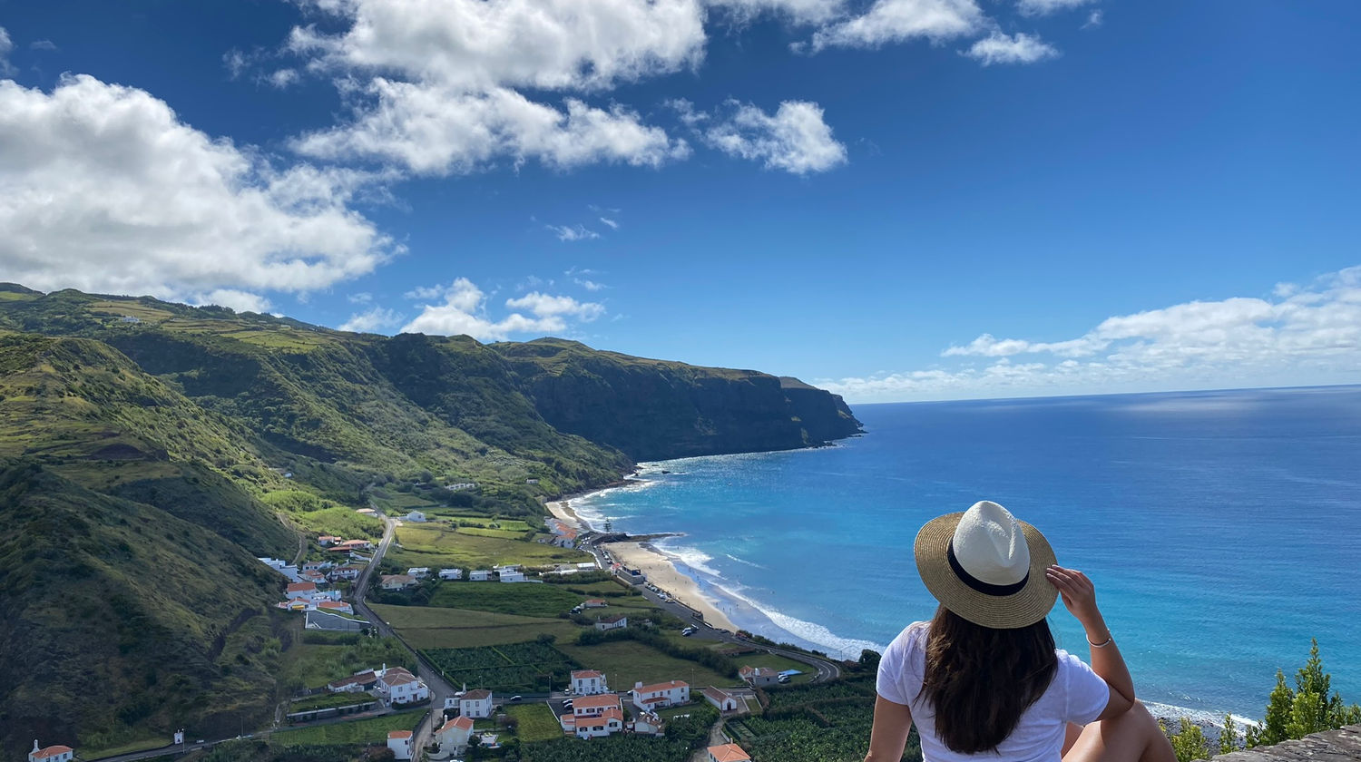 Chegada à Ilha de Santa Maria