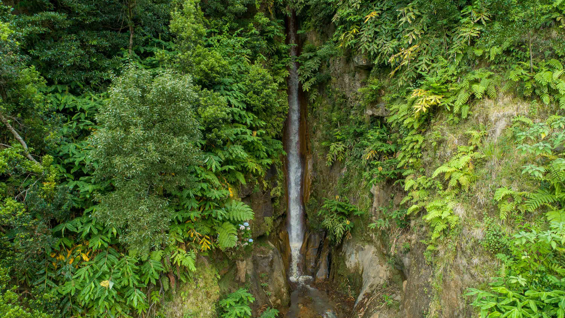 Cascata da Ribeira Quente, Ilha de São Miguel, Açores