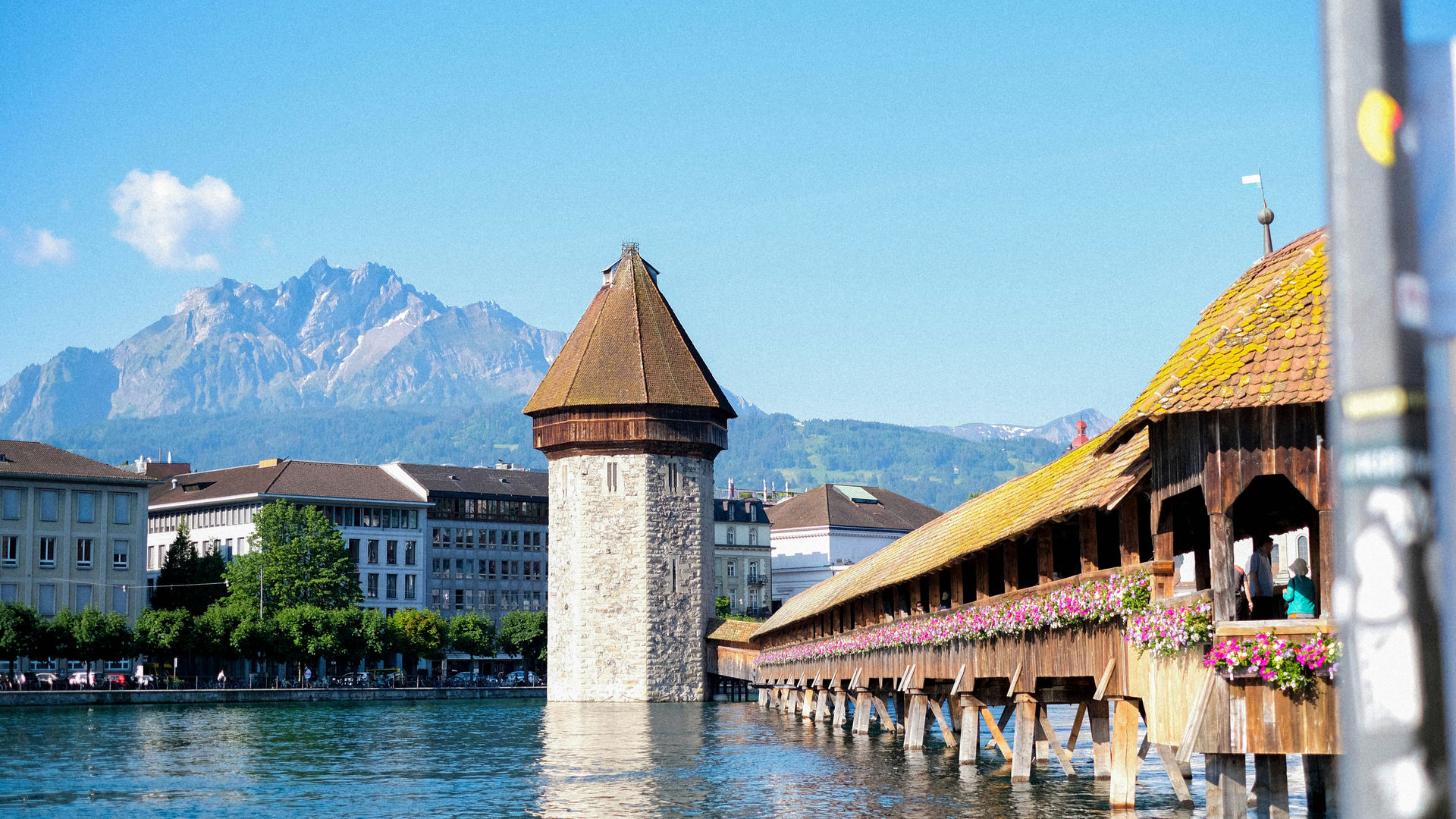 Ponte Kapellbrücke, Lucerna