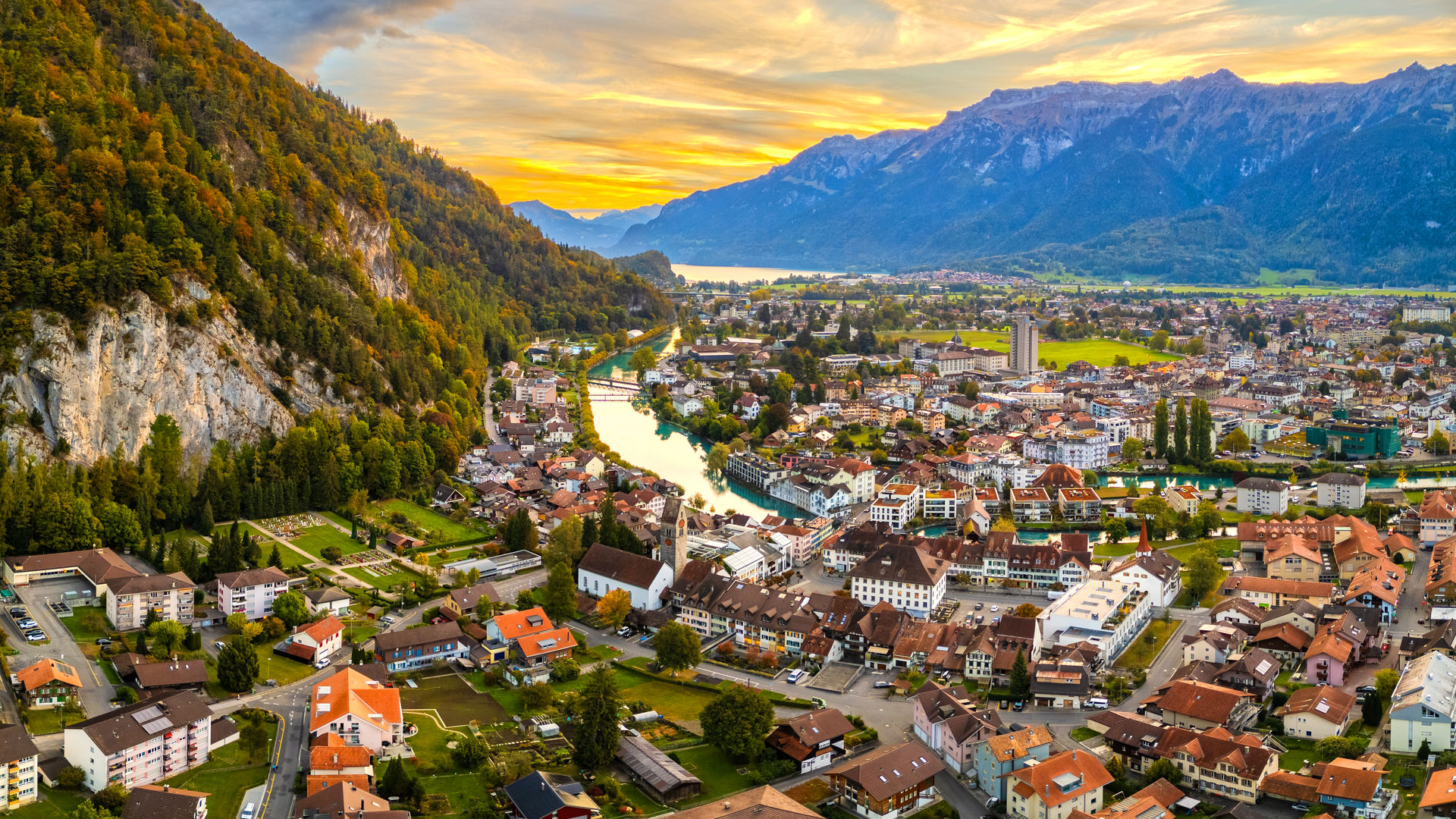 Rio Aare, Interlaken