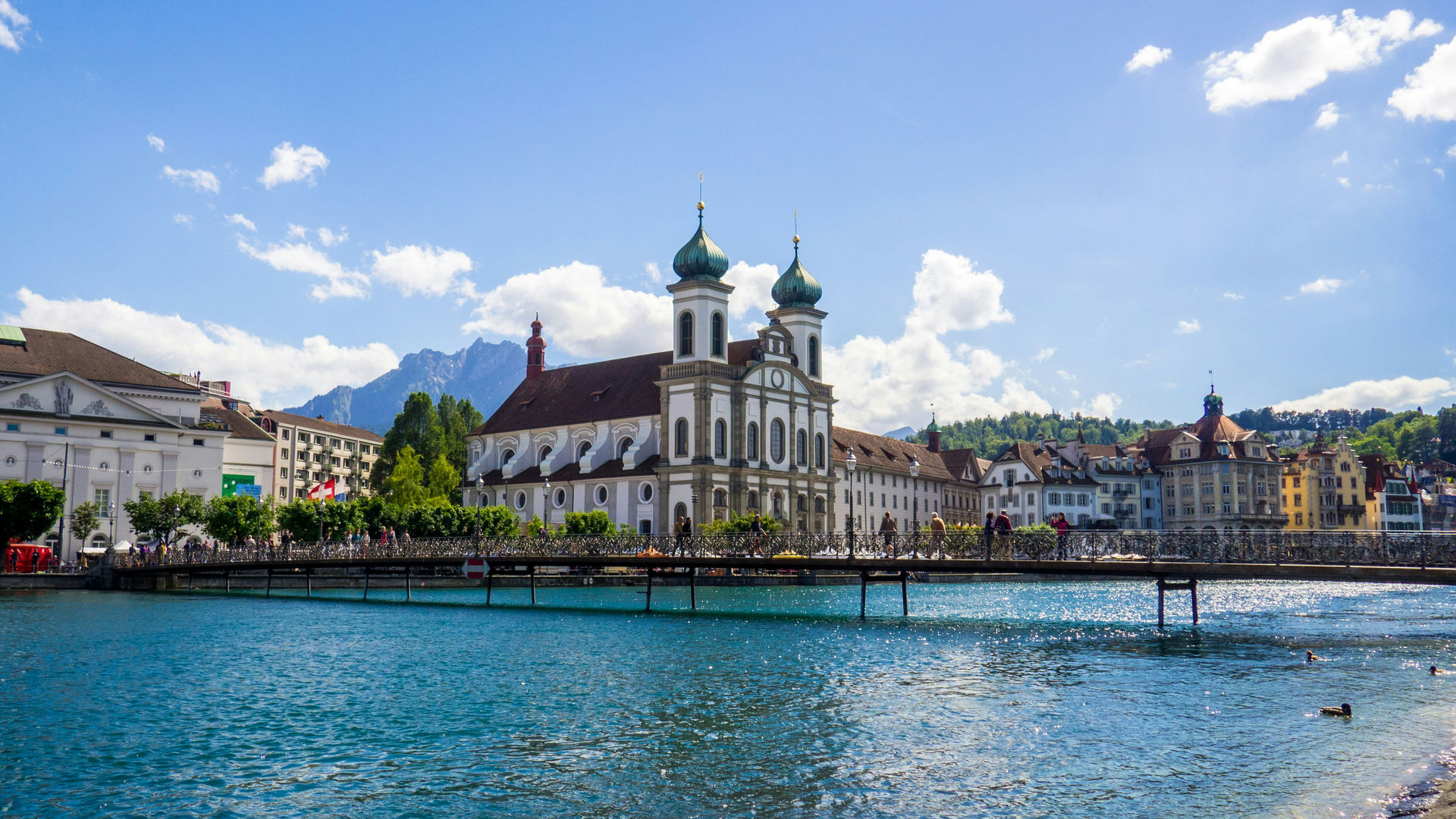 Ponte Kapellbrücke, Lucerna