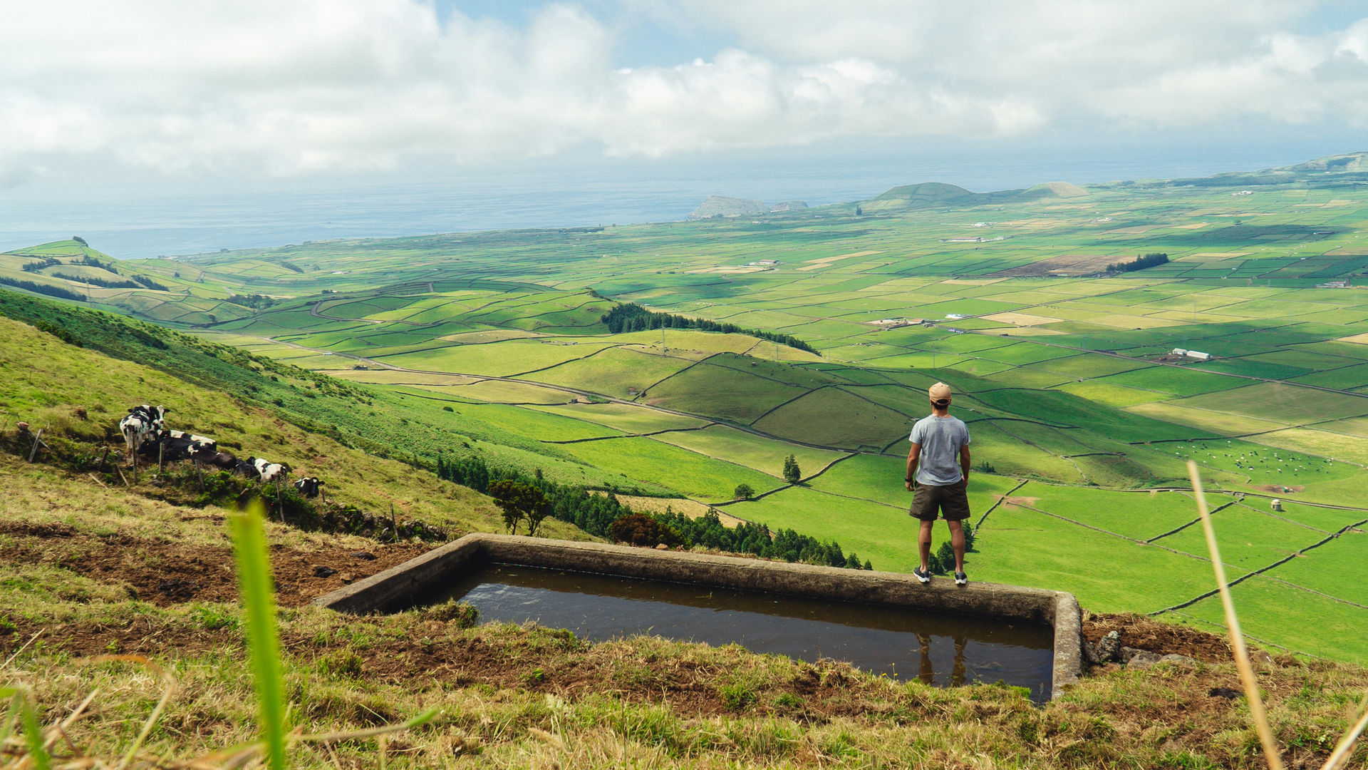 Paisagem Panorâmica da Ilha Terceira