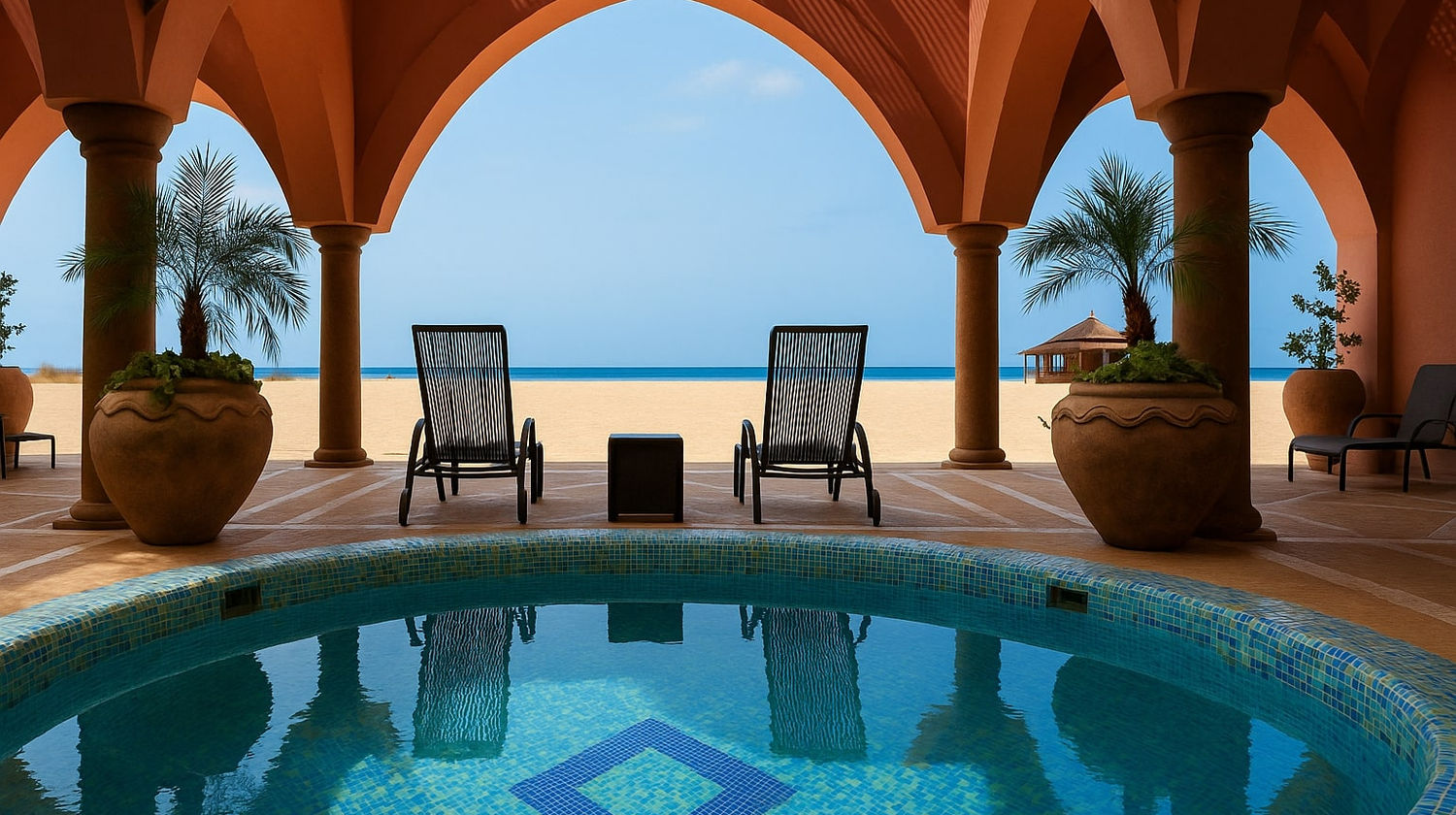 Piscina e Jacuzzi ©Hotel Riu Touareg