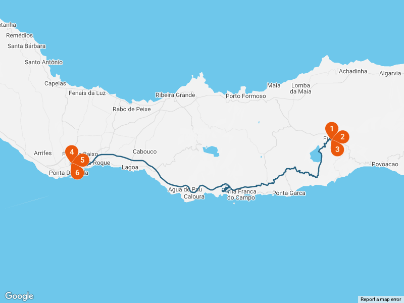 5-Star Furnas Hot Springs & Ponta Delgada City Stay