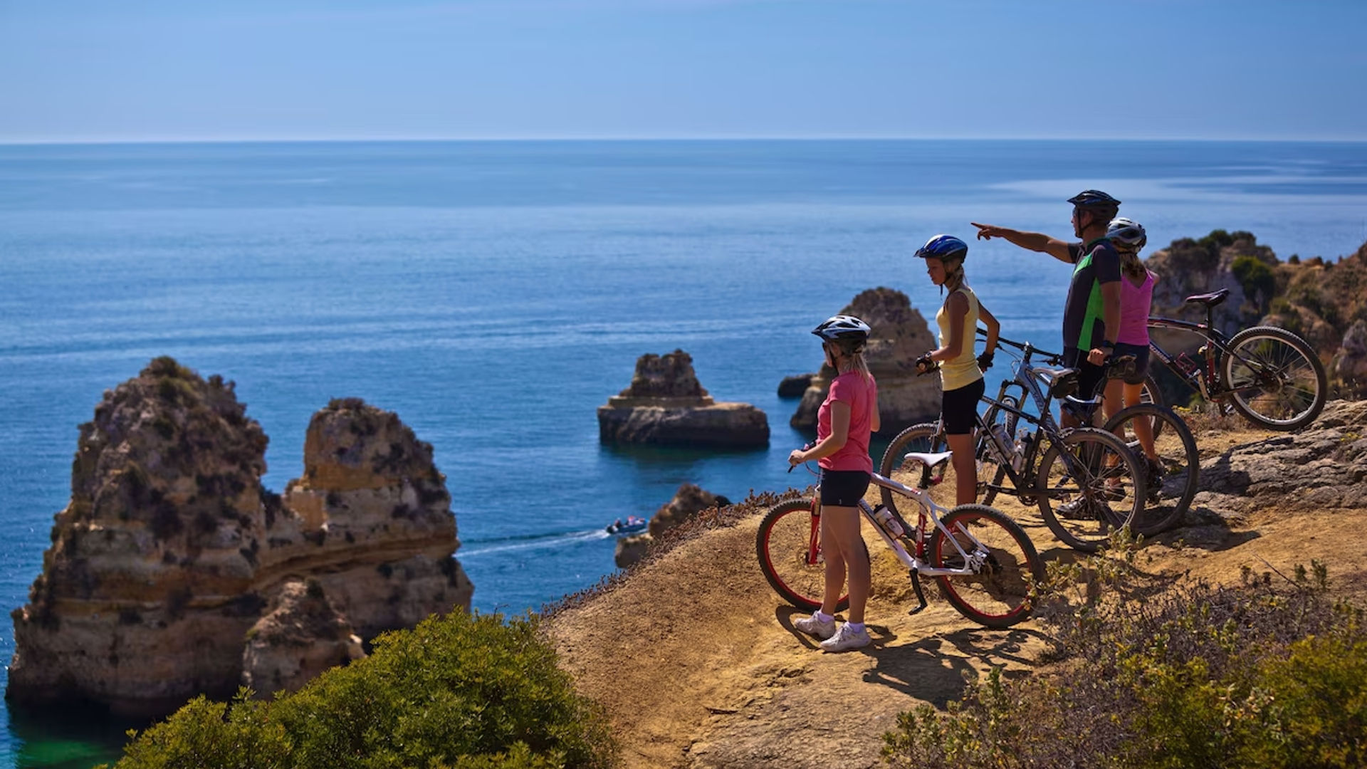 Family Adventure Awaits: Cycling by the Algarve Cliffs