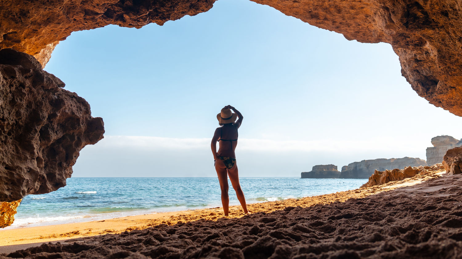 Praia da Coelha, Albufeira, Algarve, Portugal