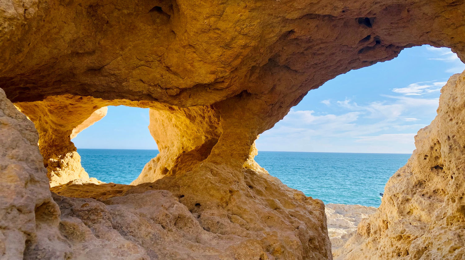 Algar Seco Arch, Carvoeiro, The Algarve